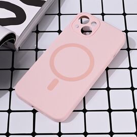 Futrola Magsafe Pure color - iPhone 15 6.1 roze.