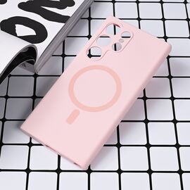 Futrola Magsafe Pure color - Samsung S928B Galaxy S24 Ultra roze.