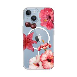 Futrola print Magsafe - iPhone 13/14 6.1 Hibiscus.