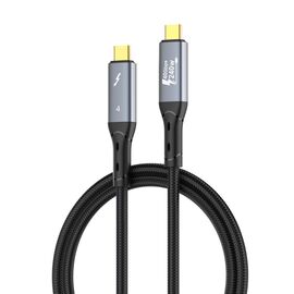 Data kabl LDNIO TC11c, USB 4.0, PD3.1, 240W, 40Gbps, 8K 60Hz PD na Type C crni 1m.