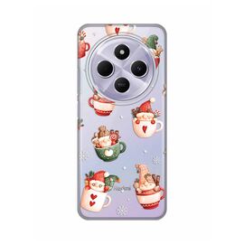 Silikonska futrola PRINT - Xiaomi Redmi 14C/Redmi A4 Ho Ho Ho.