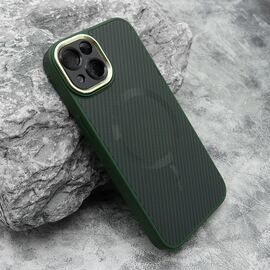 Futrola CARBON MagSafe - iPhone 13 (6.1) zelena (small camera) (MS).