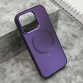 Futrola COLOR METAL MagSafe - iPhone 16 Pro (6.3) ljubicasta (MS).