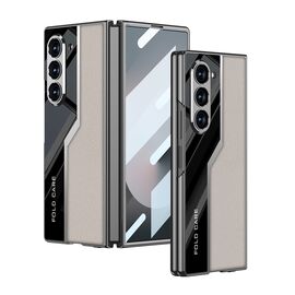 Futrola LEATHER STYLE - Samsung Galaxy Z Fold 6 5G zlatna (GKK case) (MS).
