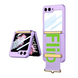 Futrola STRAP CASE - Samsung F741B/F761B Galaxy Z Flip 6 5G/Z Flip 7 FE 5G ljubicasta (GKK case) (MS).