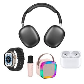 KARLER BASS K16-Combo set (smart watch, zvucnik, Slusalice Bluetooth) crni (MS).