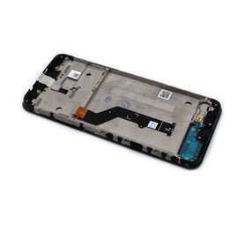LCD displej (ekran) - Motorola Moto E7 Plus + Touch screen + frame black (crni) (MS).