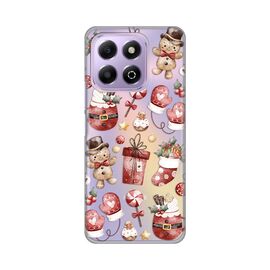 Silikonska futrola PRINT Skin - Huawei Honor X6b Cozy Christmas.