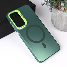 Futrola Magsafe providna - Samsung A566 Galaxy A56 5G zelena.
