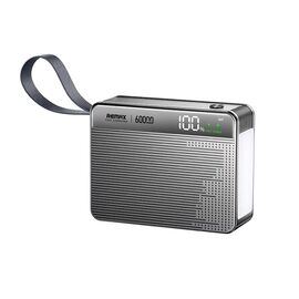 Univerzalna Back Up Baterija prenosiva baterija REMAX FP-5 PD27 60000mAh siva.