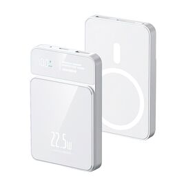 Univerzalna Back Up Baterija MagSafe M50 15W PD 20W+22.5W Fast 5000mAh beli (MS).