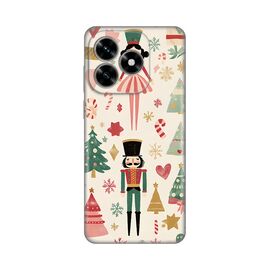 Silikonska futrola PRINT - Huawei Honor X5c Plus Vintage Christmas.