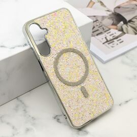 Futrola GLAM GLOW MagSafe - Samsung A166 Galaxy A16 5G zlatna (MS).