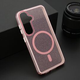 Futrola CRYSTAL MagSafe - Samsung S931 Galaxy S25 5G roze (MS).