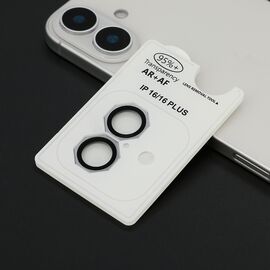 Folija - zastitu kamere OCTAGON za iPhone 16 (6.1)/16 Plus (6.7) srebrna (MS).