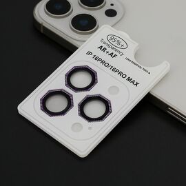 Folija - zastitu kamere OCTAGON DIAMOND za iPhone 16 Pro (6.3)/16 Pro Max (6.9) ljubicasta (MS).