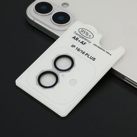 Folija - zastitu kamere OCTAGON DIAMOND za iPhone 16 (6.1)/16 Plus (6.7) srebrna (MS).