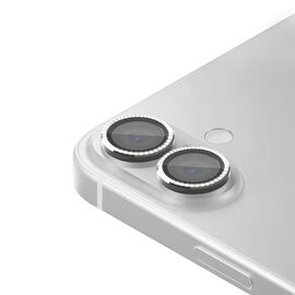 Folija - zastitu kamere DIAMOND za iPhone 16 (6.1)/16 Plus (6.7) siva (MS).