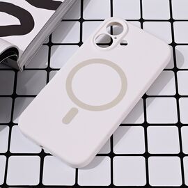 Futrola Magsafe Pure color - iPhone 16 6.1 bela.