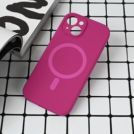 Futrola Magsafe Pure color - iPhone 15 6.1 tamno pink.