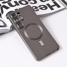 Futrola Magsafe Chrome - Samsung S938 Galaxy S25 Ultra siva.