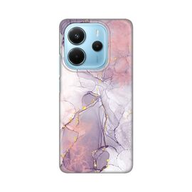 Silikonska futrola PRINT - Xiaomi Redmi Note 14 4G (SRB) Pink Marble.