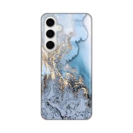Silikonska futrola PRINT - Samsung S721B Galaxy S24 Fe Blue Gold Marble.