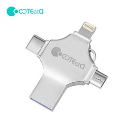 USB flash memorija Coteci CS8836 64GB USB 3.0/micro USB/Type C/lightning.