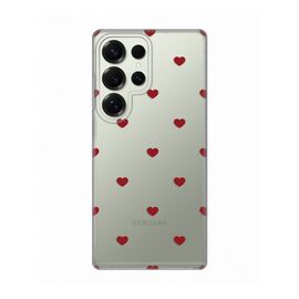 Silikonska futrola PRINT - Samsung S938 Galaxy S25 Ultra Red Hearts.