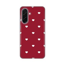 Silikonska futrola PRINT Skin - Samsung A366 Galaxy A36 5G Burgundy Hearts.