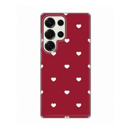 Silikonska futrola PRINT Skin - Samsung S938 Galaxy S25 Ultra Burgundy Hearts.