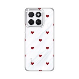 Silikonska futrola PRINT - Huawei Honor X8c Red Hearts.