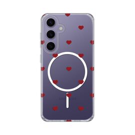 Futrola print Magsafe - Samsung S921B Galaxy S24 Red Hearts.