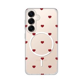 Futrola print Magsafe - Samsung S931 Galaxy S25 Red Hearts.