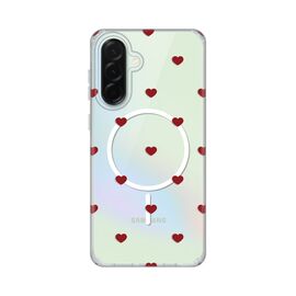 Futrola print Magsafe - Samsung A366 Galaxy A36 5G Red Hearts.