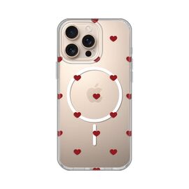 Futrola print Magsafe - iPhone 16 Pro Max 6.9 Red Hearts.