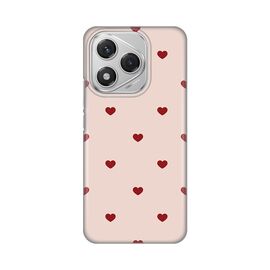 Silikonska futrola PRINT - Huawei Honor 400 Lite Beige Hearts.