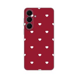 Silikonska futrola PRINT Skin - Samsung S731B Galaxy S25 Fe Burgundy Hearts.