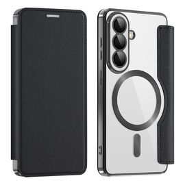 Futrola Magsafe Lux na preklop - Samsung A376 Galaxy A37 crna.