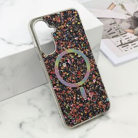 Futrola GLAM GLOW MagSafe - Samsung A366 Galaxy A36 5G crna (MS).