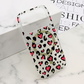 Futrola LEOPARD MagSafe - iPhone 17 Pro roze (MS).