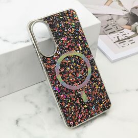 Futrola GLAM GLOW MagSafe - Samsung S937 Galaxy S25 Edge 5G crna (MS).