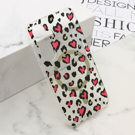 Futrola LEOPARD MagSafe - Samsung S931 Galaxy S25 5G roze (MS).