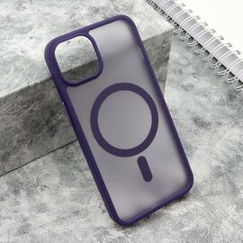 Futrola SILKY MAGSAFE mat - iPhone 14 (6.1) ljubicasta (MS).