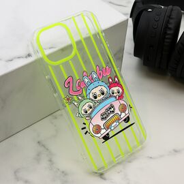 Futrola print PARTY - iPhone 13 (6.1) zuta LBB004 (MS).