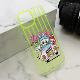 Futrola print PARTY - iPhone 15 zuta LBB004 (MS).