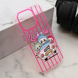 Futrola print PARTY - iPhone 15 Pro (6.1) pink LBB004 (MS).