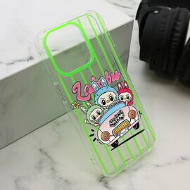 Futrola print PARTY - iPhone 15 Pro (6.1) zelena LBB004 (MS).