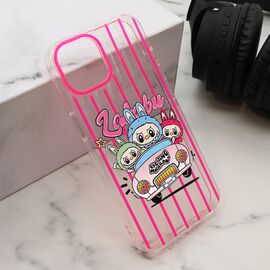 Futrola print PARTY - iPhone 14 (6.1) pink LBB004 (MS).