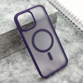 Futrola SILKY MAGSAFE mat - iPhone 14 Pro Max (6.7) ljubicasta (MS).